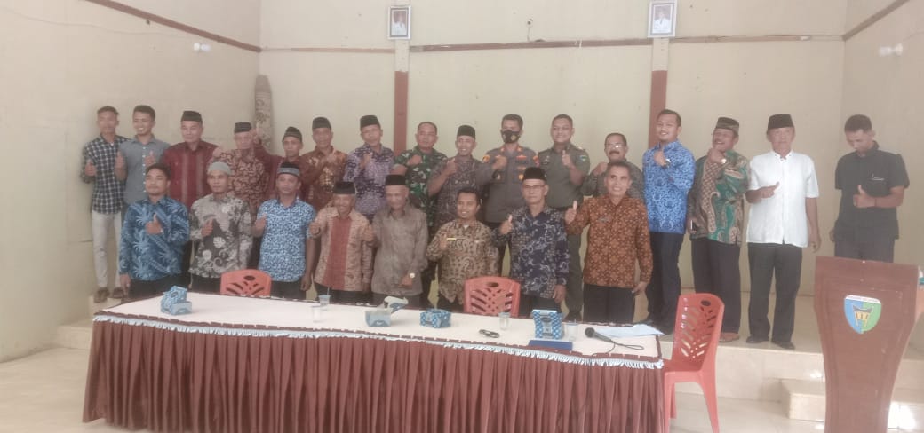 Rapat Koordinasi Penegakan Perda 01/2016 di Kec. IV Nagari Bayang Utara dan Kec. IV Jurai